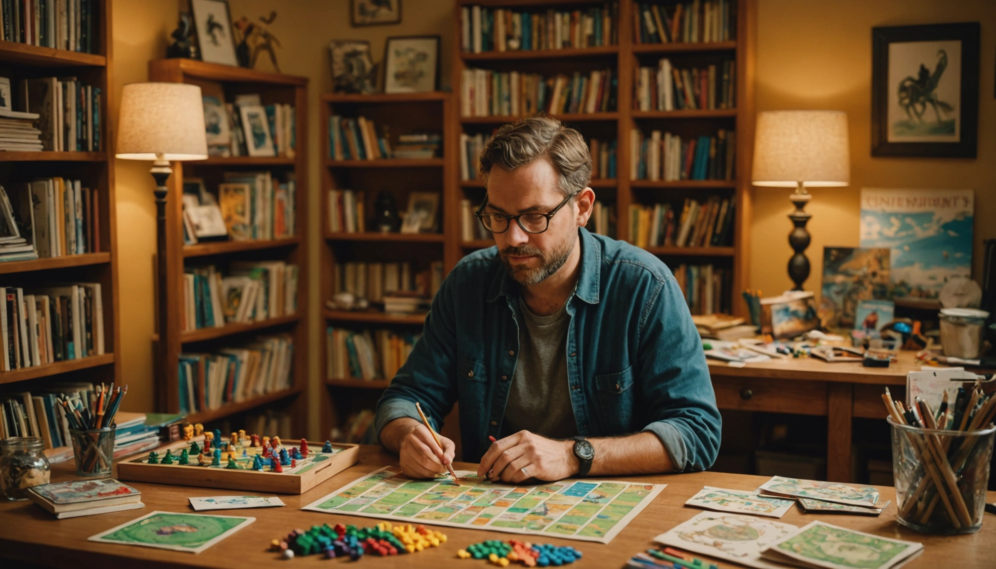 Comment dessiner un univers de jeu de société ?