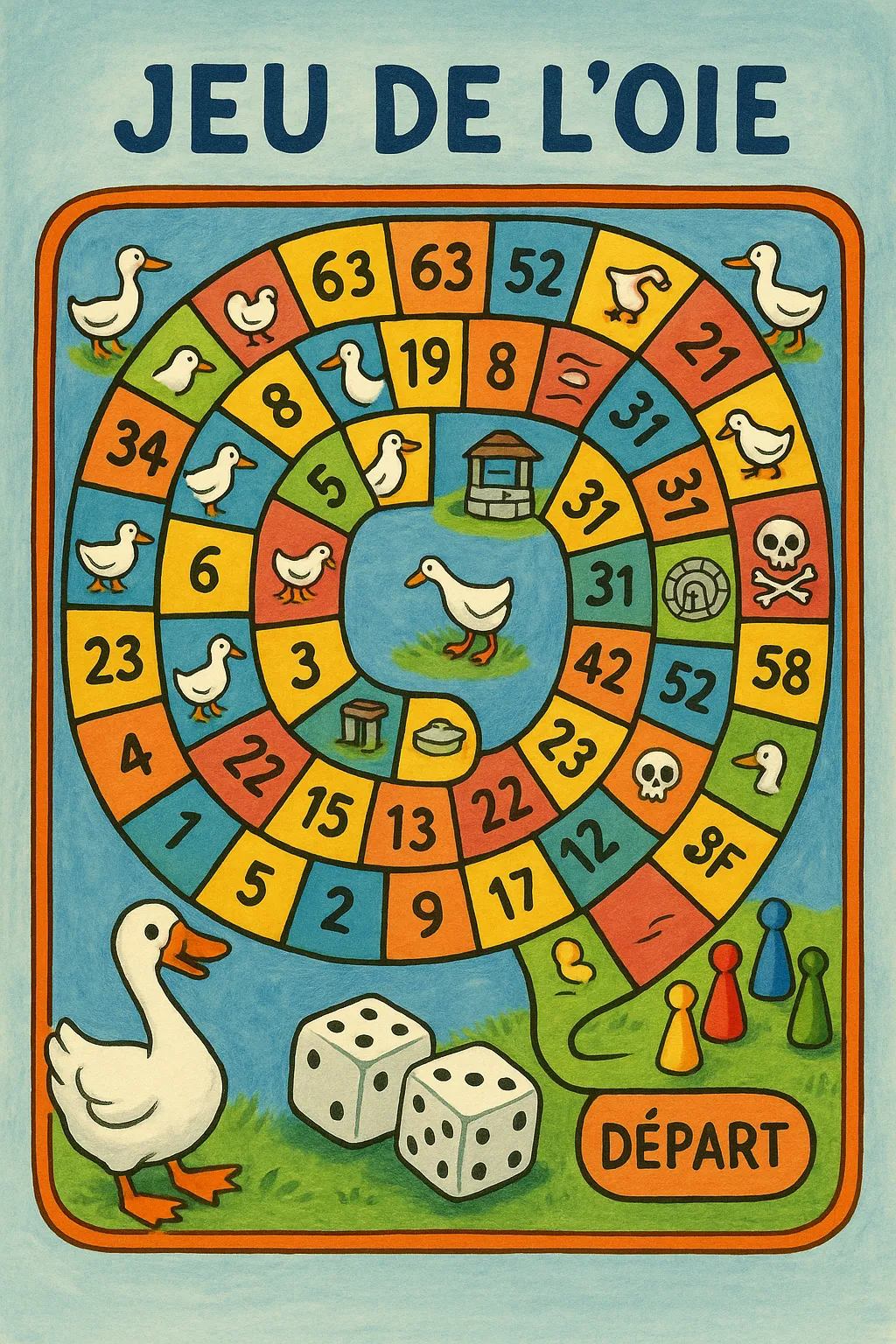 Règles du jeu de l'oie